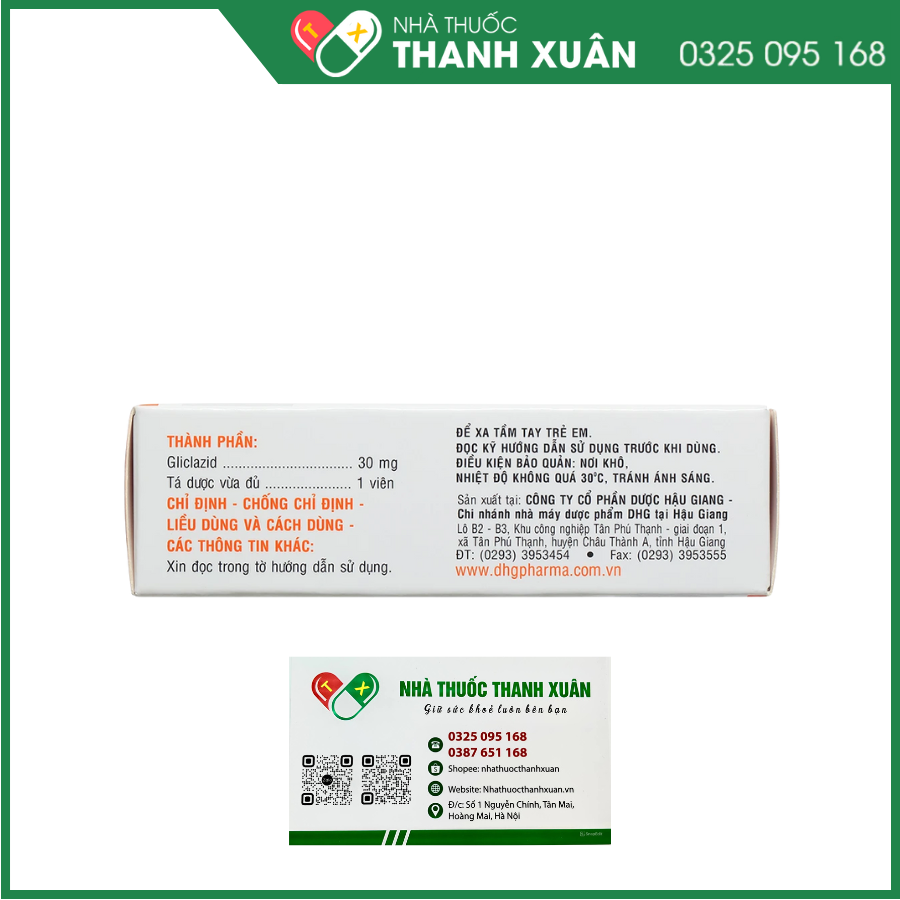 Glumeron 30 MR trị tiểu đường tuýp 2